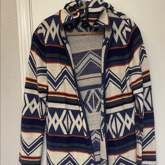 united states sweaters Navy, Cream & Rust Open-Weave Pullover - Picture 3 of 3